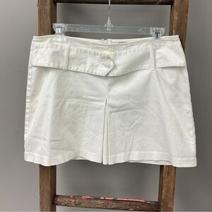 Paper Doll White Mini Skirt Size 9